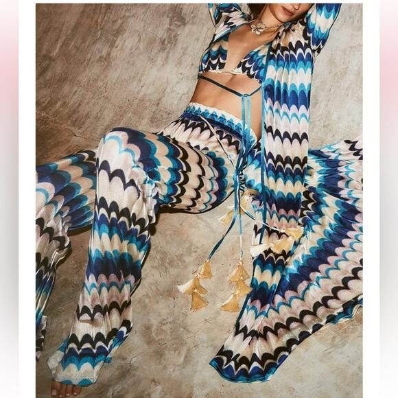 Alexis Dixion Knit Multi Color Pants Size XL - Picture 3 of 12